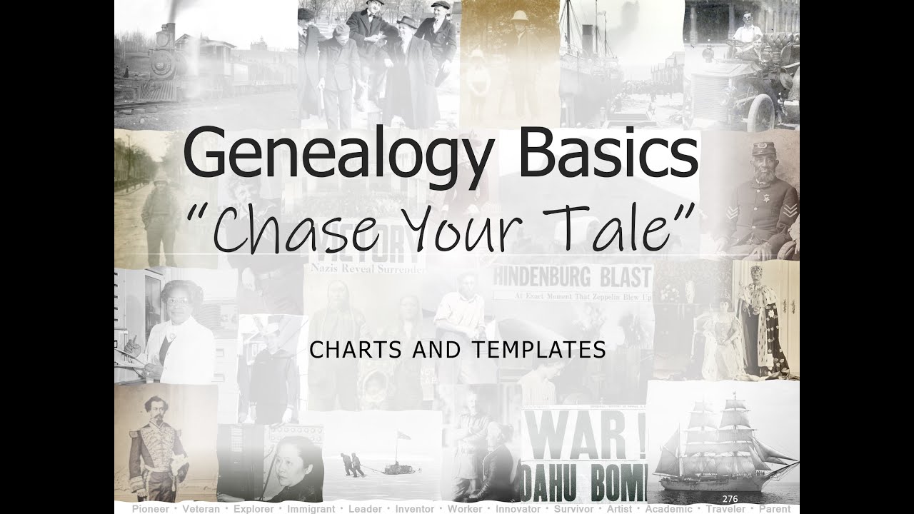 Genealogy Basics - Charts and Templates