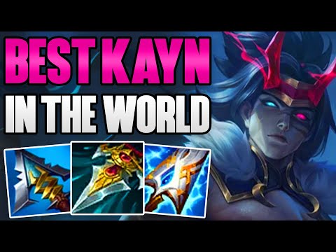 RANK 1 KAYN IN THE WORLD CARRIES WITH 13.3 BUFFED KAYN! | CHALLENGER KAYN JUNGLE GAMEPLAY | 13.3 S13