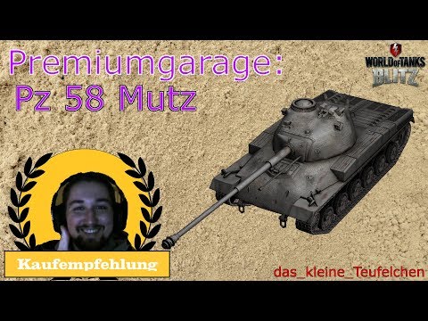 Pz 58 Mutz | Premiumgarage - Kaufempfehlung aber unverhältnismäßig teuer| World of Tanks Blitz