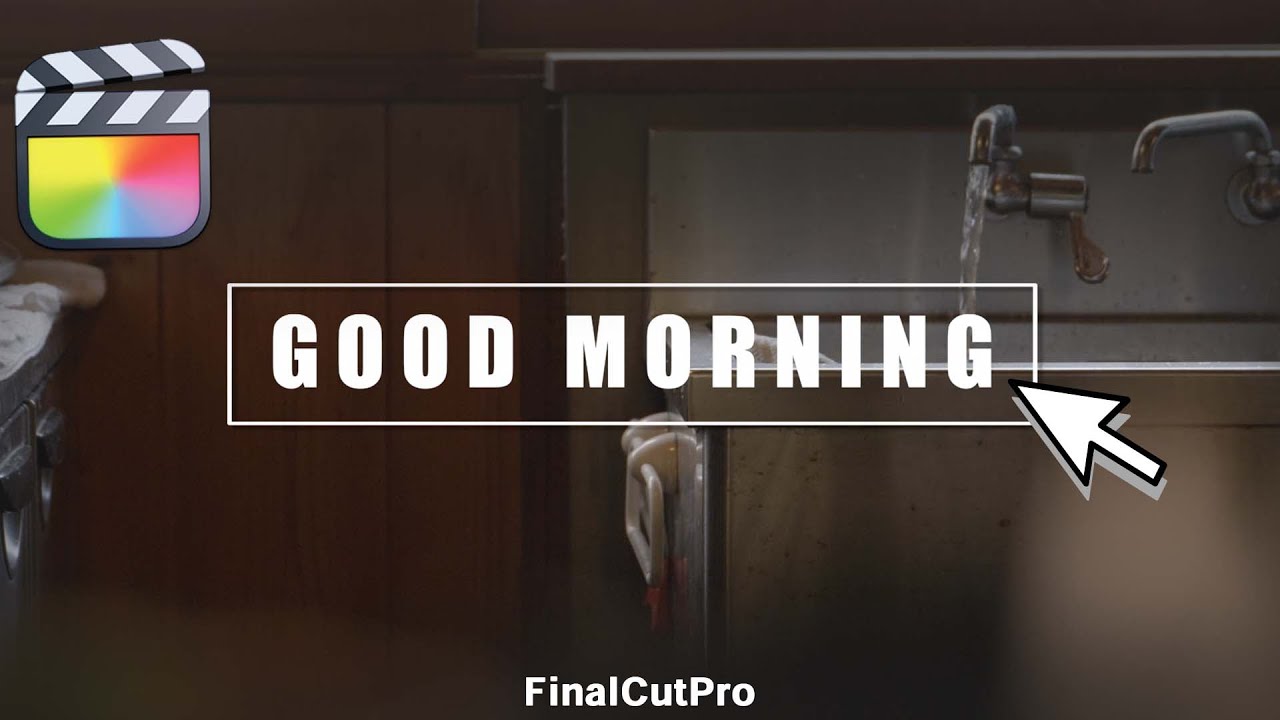 タイトルに四角の枠を付ける方法/FinaCutPro/シェイプ