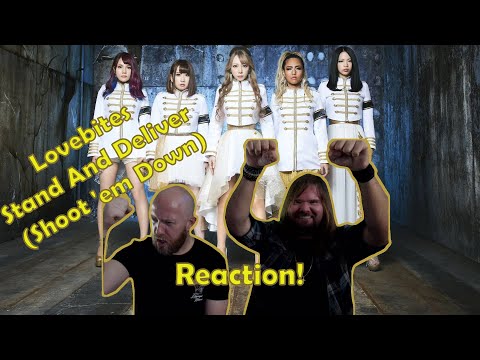 Musicians react to hearing Lovebites Stand And Deliver (Shoot 'em Down) for the first time!