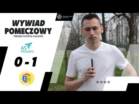 Trener Patryk Kaczor po porażce w meczu ligowym AS PROGRES - MKS KRAKUS | Progres TV