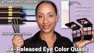 Tom Ford Daydream & Metallic Mauve 💜💙🩵 New Gel Eyeliners & Soleil Neige Après Glow Update