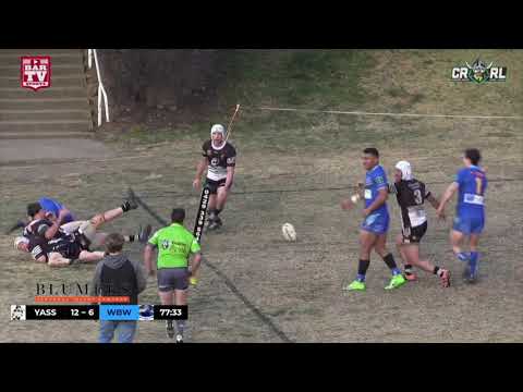 2018 CRRL - First Grade Round 16 Highlights - Yass Magpies v West Belconnen Warriors
