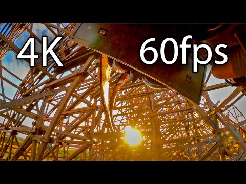 Zadra horizon leveled front seat on-ride 4K POV @60fps Energylandia