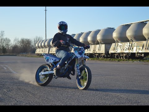 Supermoto Derbi Senda DRD 2009 Project || City Ride