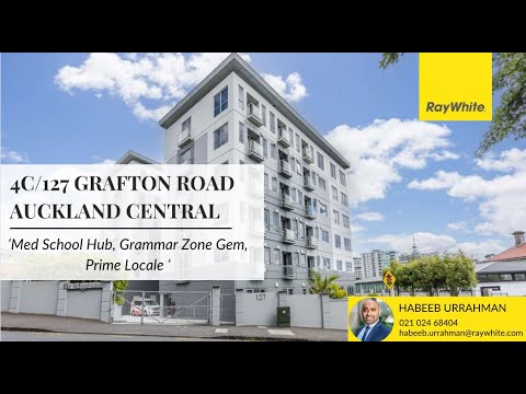 4C/127 Grafton Road, Grafton, Auckland, 1房, 1浴, Apartment