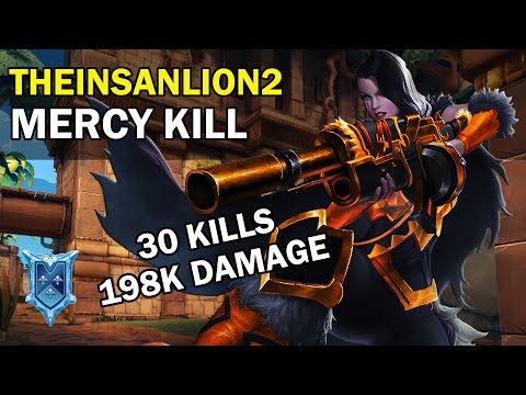 30 Kills 198K Damage Theinsanlion2 Tyra Paladins Competitive (Diamond) MERCY KILL
