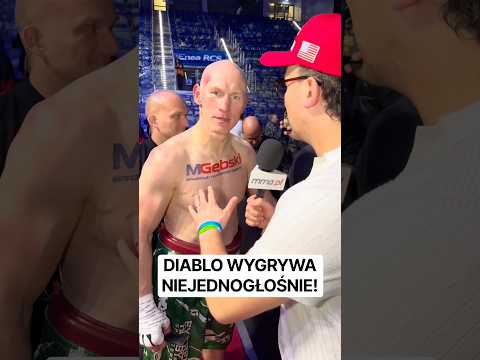 PIERWSZE SŁOWA „DIABLO” PO WYGRANEJ Z SIANOSEM!