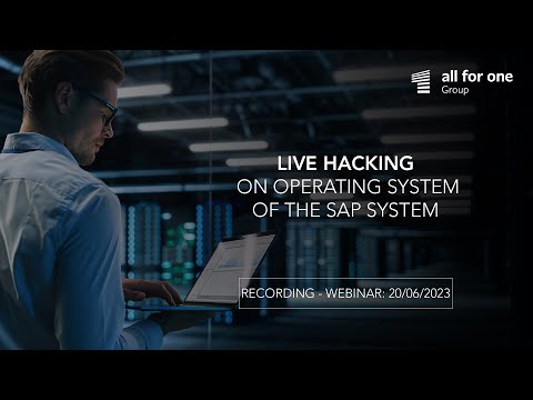Live hacking on operating system of the SAP system