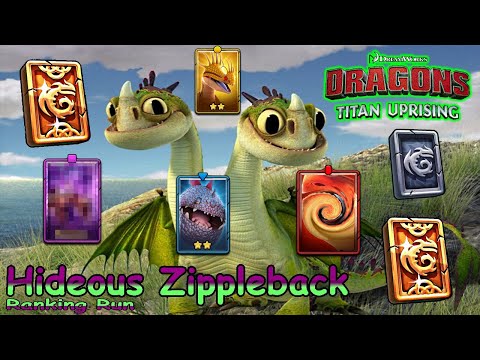 Dragons: Titan Uprising / Hideous Zippleback Ranking Run / Full Battle / BP 8600+ / (HTTYD)