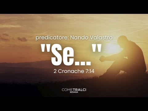 "Se..." | 06.01.2026 | Nando Valastro |  2 Cronache 7:14