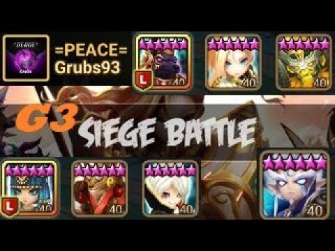 G3 Hight Level Siege =Peace= Vs Squad zero Vs NaCI