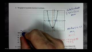 2023 Algebra I STAAR Test Problems 1 to 12