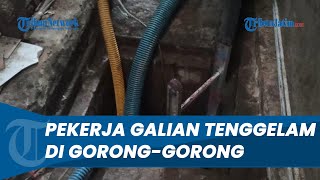 Damkar Terjunkan Penyelam, Seorang Pekerja Tenggelam di Gorong-gorong Galian Kabel di Pademangan