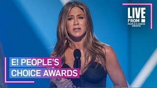 Jennifer Aniston Pays Tribute to "Friends" in Iconic PCAs Speech | E! People’s Choice Awards Jennifer Aniston Pays Tribute to "Friends" in Iconic PCAs Speech | E! People’s Choice Awards
