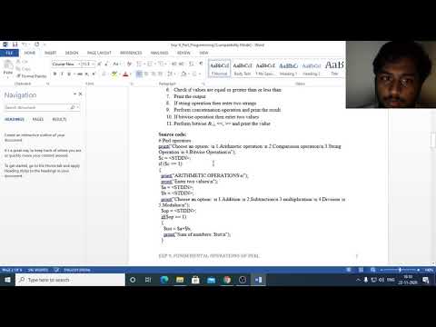 OSS LAB Exp 9 Perl Programming-2