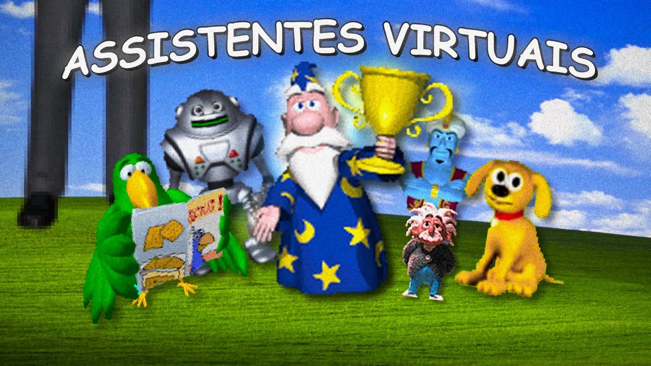 Testei os ASSISTENTES VIRTUAIS do WINDOWS XP