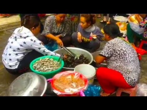 Asian Market Food In Phnom Penh - Local Market And Activities