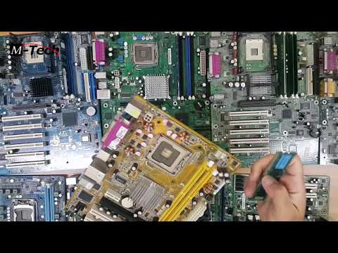 دورة صيانة الحاسب العملية 24 تركيب الذاكرة على اللوحة الام Install RAM