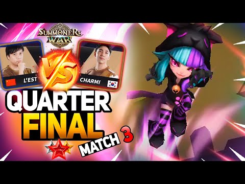 L'EST vs CHARMI. SWC2020 World Finals (Quarterfinal) - Summoners War