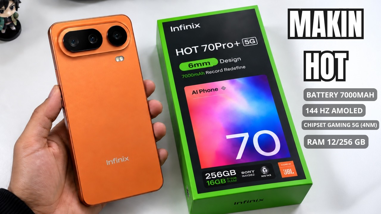 INFINIX MULAI BRUTAL‼️INFINIX HOT 70 PRO+ 5G DATANG BAWA PERUBAHAN BESAR