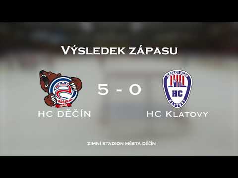 Sestřih gólů: HC Děčín - SHC Klatovy 5:0 (29.10.2022)