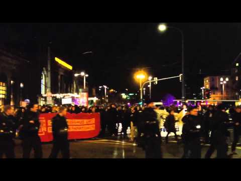 MONTAGSDEMOS IN DRESDEN 15.12.2014 (NOPEGIDA & PEGIDA)