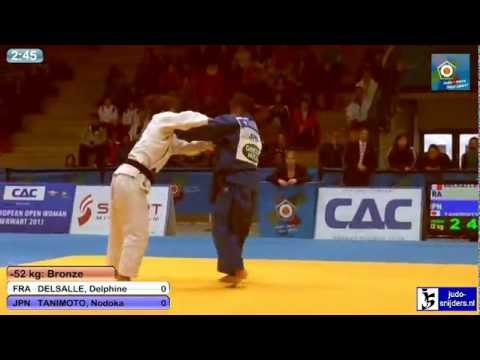 Judo 2013 European Open Oberwart: Delsalle (FRA) - Tanimoto (JPN) [-52kg] bronze