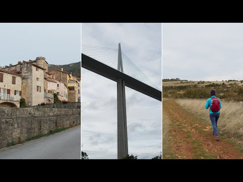 Silent hike around Millau (Aveyron, France), on the Causse du Larzac - 4K HDR