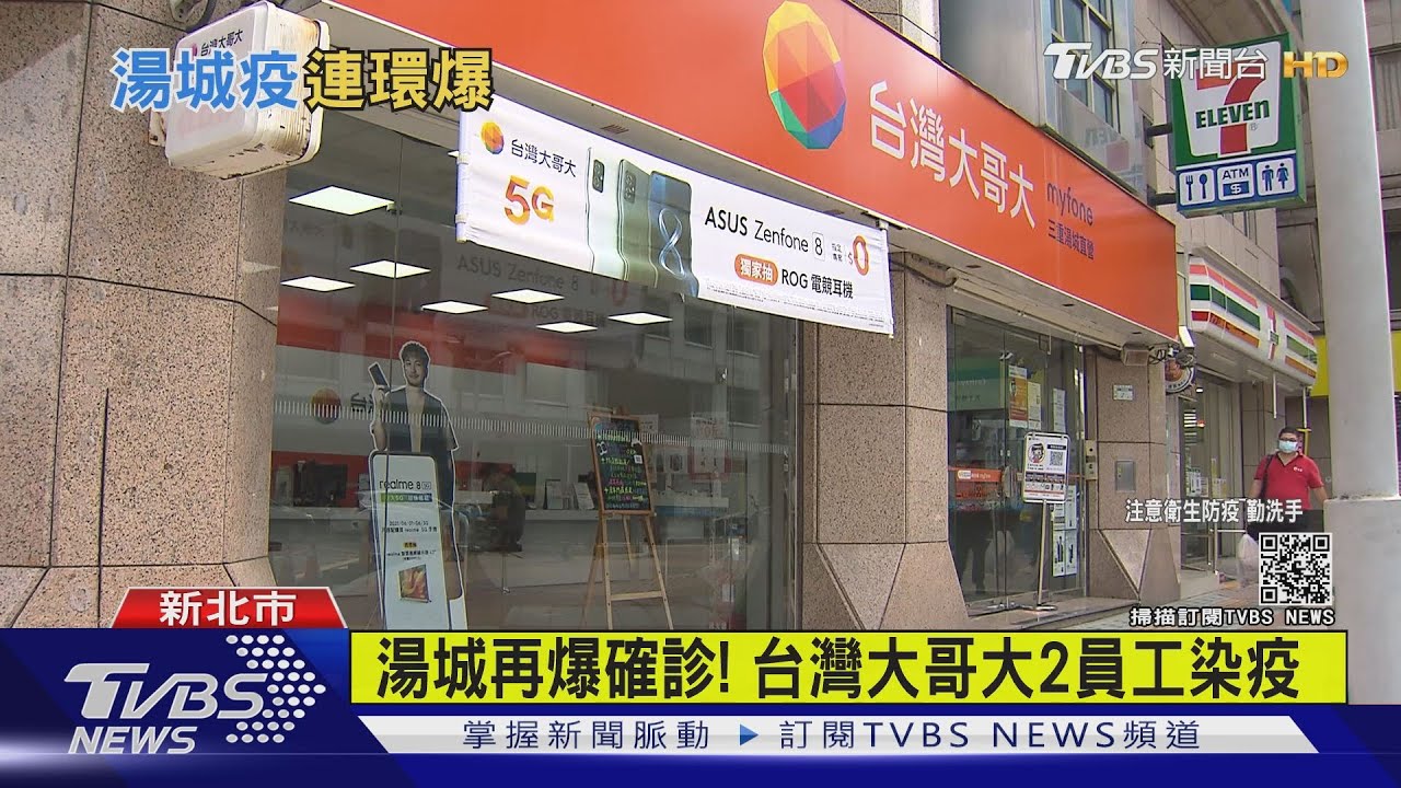 湯城再爆確診! 台灣大哥大2員工染疫