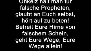 Böhse Onkelz- Falsche Propheten