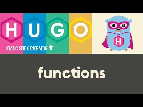 Functions | Hugo Static Site Generator | Tutorial 18