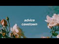 advice // cavetown (lyrics)