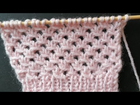 Knitting pattern, net pattern, lace pattern😍