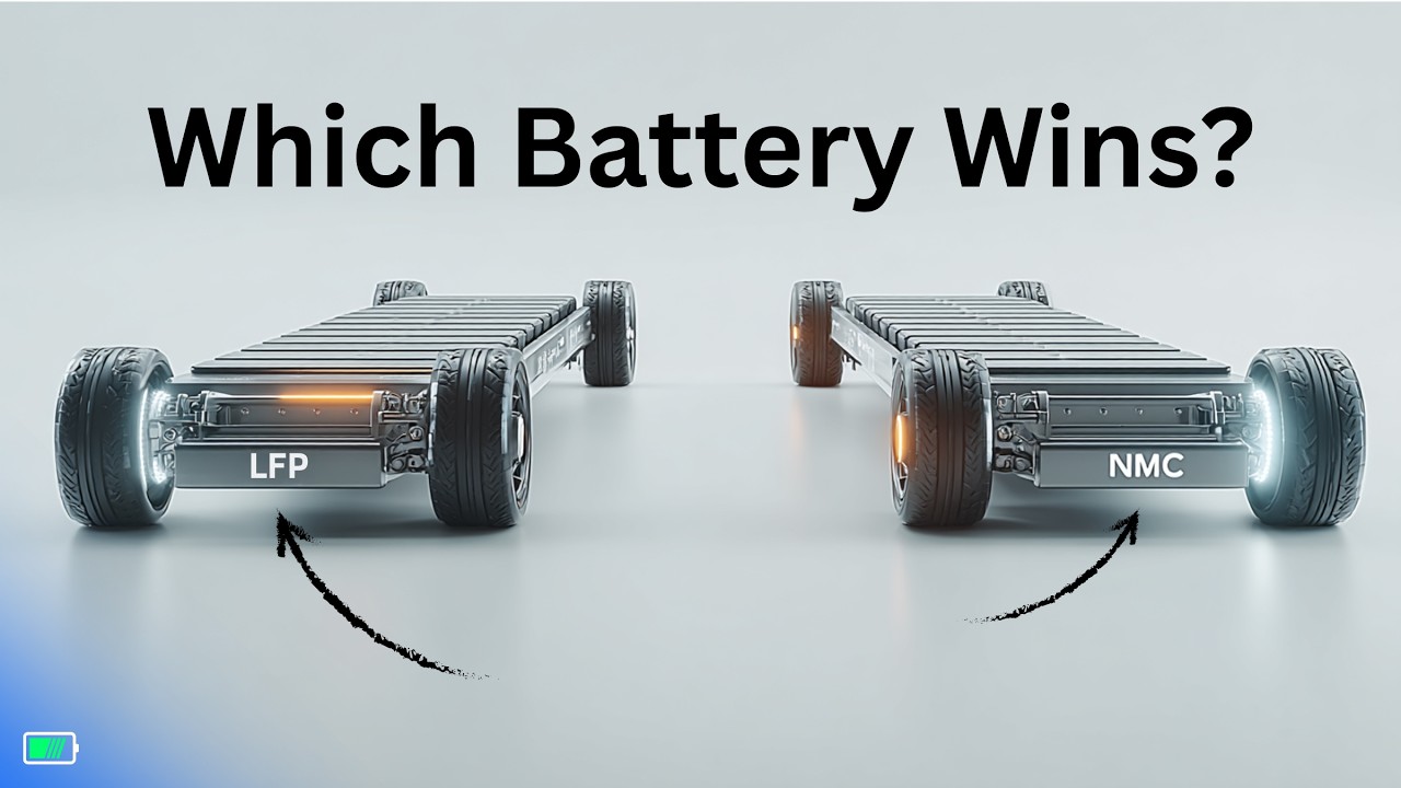 Comparison of LFP and NMC EV battery chemistries covering lifespan, winter performance, and long-term cost