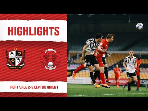 HIGHLIGHTS: Port Vale 2-3 Leyton Orient