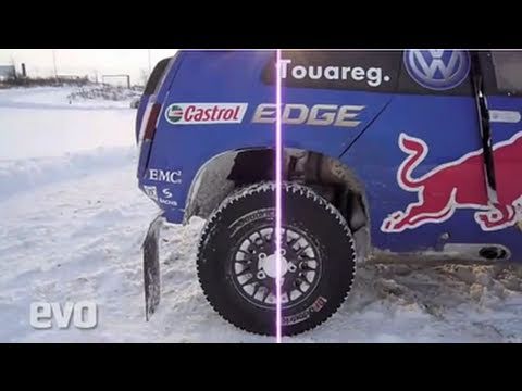 Volkswagen Race Touareg 3 in the Snow