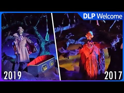Phantom Manor : Comparison Before & After Refurbishment - Disneyland Paris