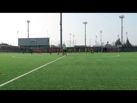 Under 11, Test Match: Parma-Renate, ingresso in campo, cerimoniale d'inizio