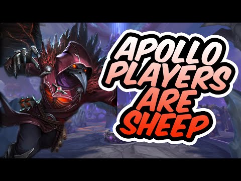 APOLLO PLAYERS ARE SHEEP, CHERNOBOG IS THE TRUE KING OF GLOBAL ADC IN SMITE!