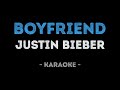 Justin Bieber Boyfriend Karaoke