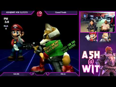 Kels (Falco, Fox) vs Ellis (Mario, DK, Meta Knight) - ASH@WIT #38 PM Grand Finals