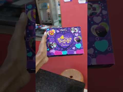 customized dairymilk chocolate with gift box 🎁😍 #gifts #love #dairymilk