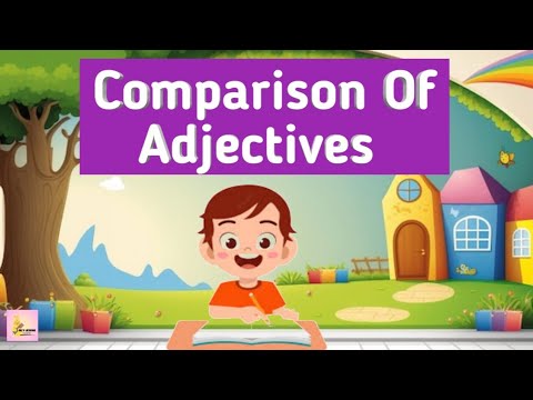 👩‍🏫 Let's learn Comparison of Adjectives || Degrees of Comparison  🌸💕