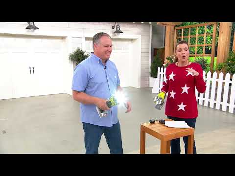 Sun Joe 24V Cordless 1500 Max LED Flashlight Kit on QVC