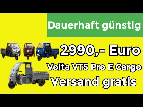 Permanently affordable electric commercial vehicle Volta VT5 Pro #specialoffer #deal #pricebuster...