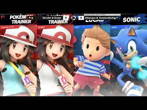 Sink or Swim 143 SSBU Doubles Finals - Stroder & Drake (Red) vs Otherguy & Toastandbutter (Blue)