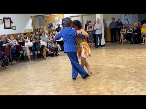 Argentine Tango vals dancing with Maria Olivera
