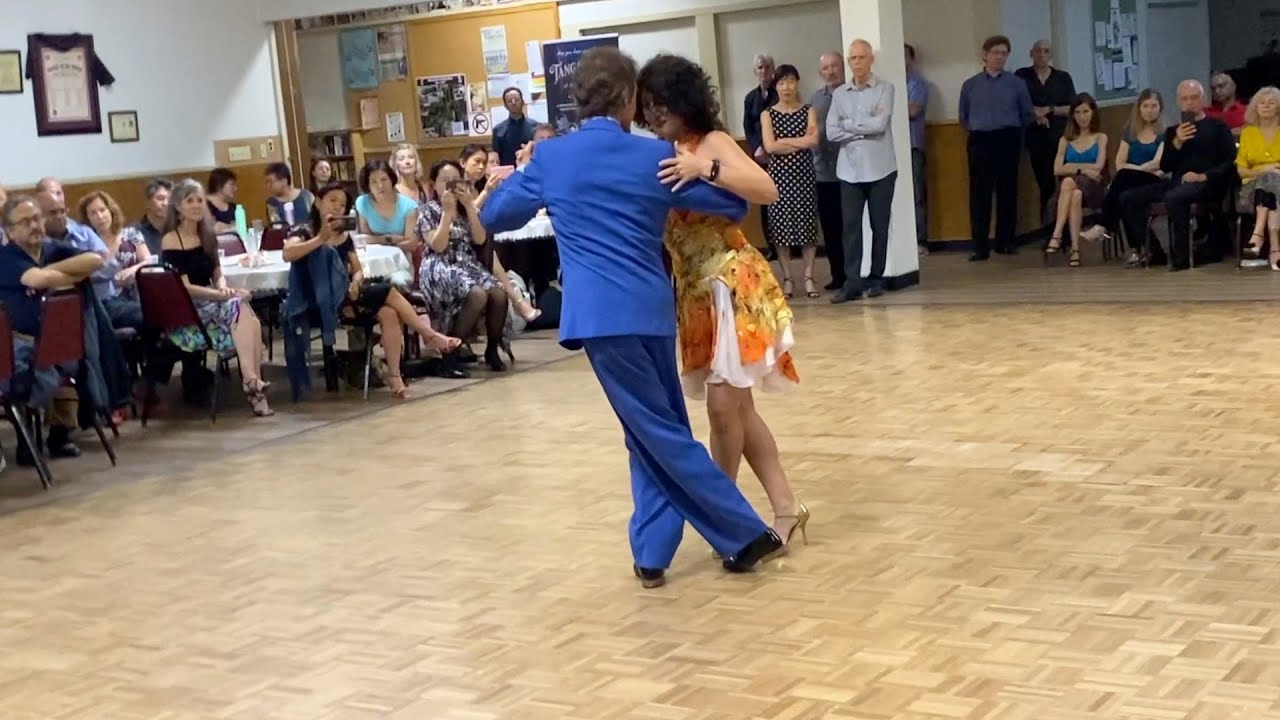Argentine Tango vals dancing with Maria Olivera